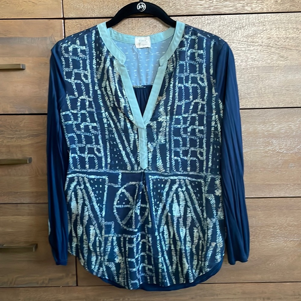 V-neck blouse